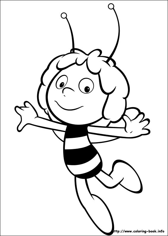 Maya the Bee coloring picture